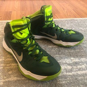 Nike Zoom Hyper Quickness Men's GREEN 616865-300 Size 12 2013